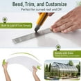 thumbnail image 6 of 6 Pack 0.24" Thick 5x2 FT UV Resistant Clear Polycarbonate Panels for Greenhouse, Gazebo, Pergola, Chicken Coop, DIY Roofing Projects, 6 of 6