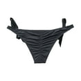 thumbnail image 4 of MIASHUI Women's High Waist Swimsuit Bottom Full Coverage Bikini Briefs Comfortable Swimwear Tankini Basic Design Black,M, 4 of 4