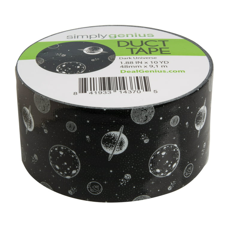 Simply Genius Craft Duct Tape Roll with Colors and Patterns, Dark Universe  