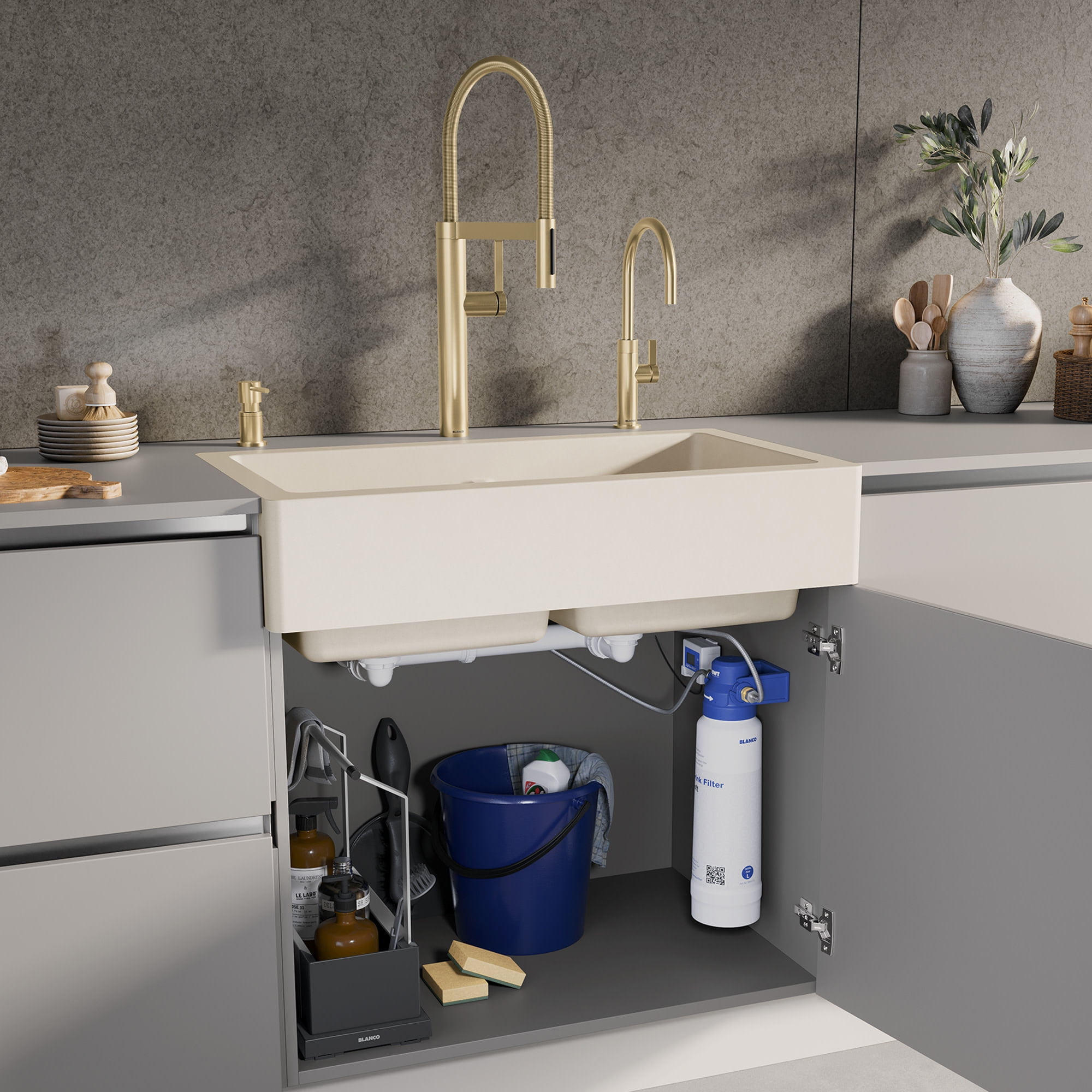 Blanco 443274 Under The Sink Water Filter Starter Set