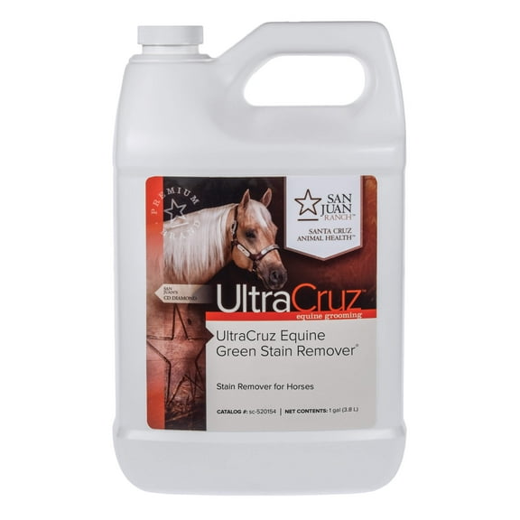 UltraCruz Equine Green Stain Remover® for Horses, 1 gal