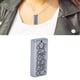 thumbnail image 2 of Colgante de piedra Terahertz, promueve la circulación sanguínea, patrón de budismo en forma de rectángulo, colgante de Terahertz natural tallado para mujeres para hacer collares Demonsen None, 2 of 5