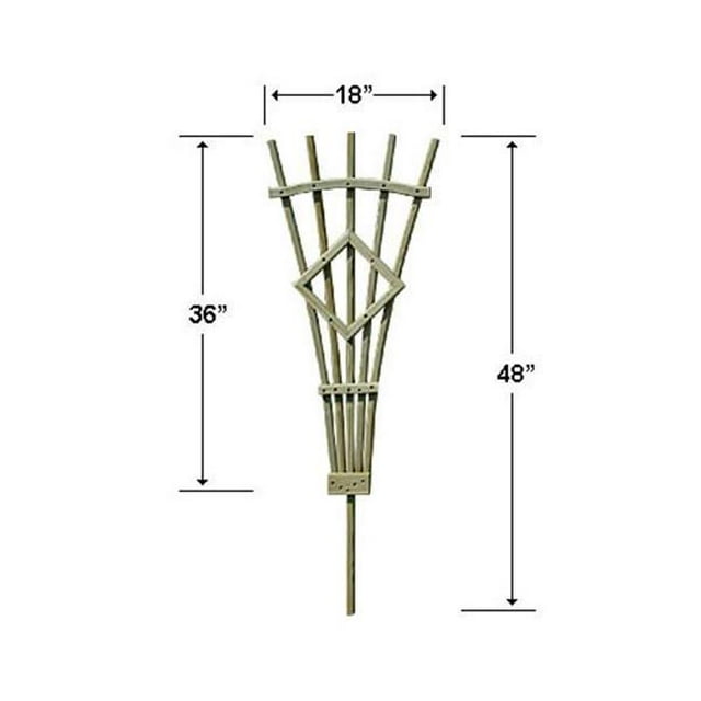 Creekvine Designs FT3CVD Treillis de Rose de Pin Traité de 3 Pieds