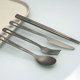 thumbnail image 5 of Juego de vajilla de titanio puro para el hogar, cuchillo esmerilado y tenedor, cuchara, palillos, viaje, Camping, juego de cuchillo y tenedor portátil, 5 of 5