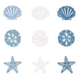 thumbnail image 1 of GOOHOCHY 36 piezas colgantes de estilo mediterráneo con temática oceánica de madera para decoración del hogar, 1 of 8