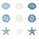 thumbnail image 1 of GOOHOCHY 36 piezas colgantes de estilo mediterráneo con temática oceánica de madera para decoración del hogar, 1 of 8