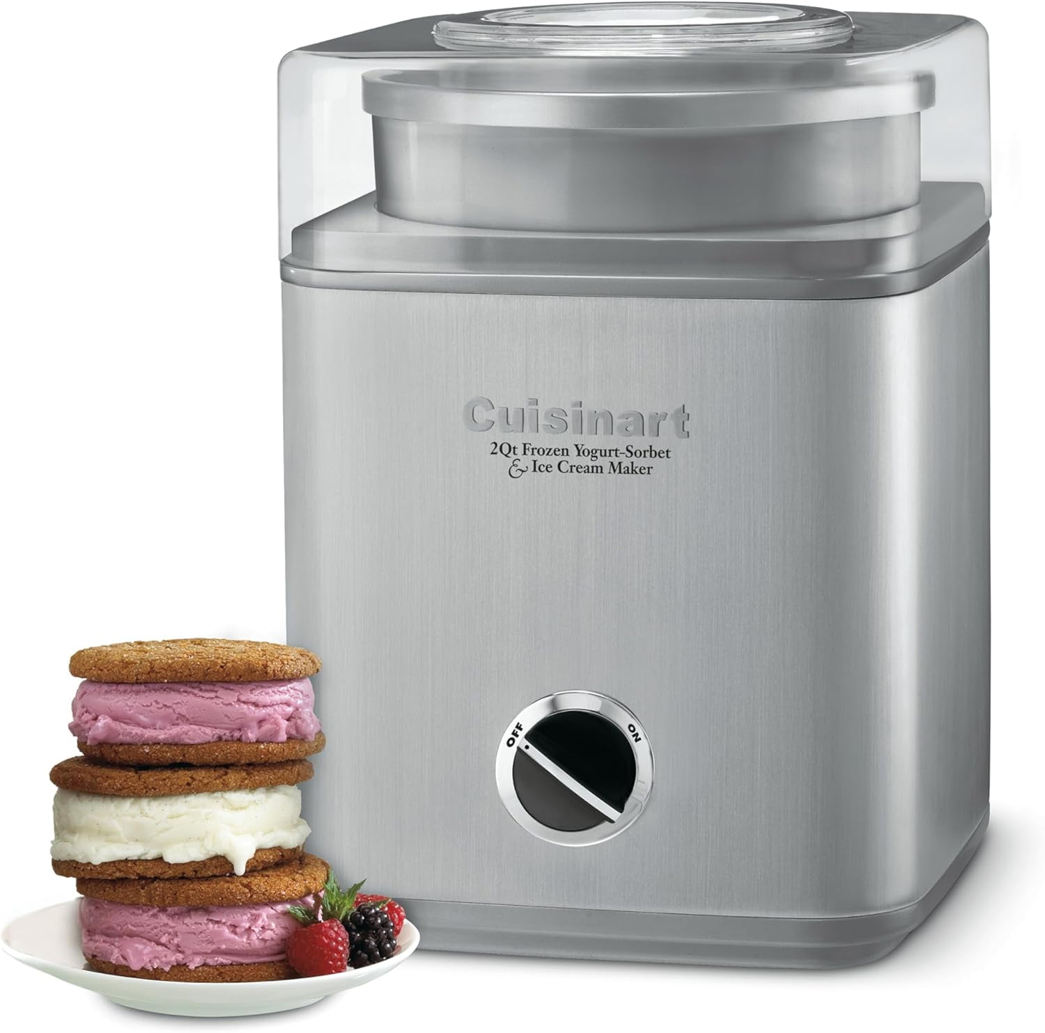 Cuisinart Electric 2.0 Qt Ice Cream Maker with Double Insulated