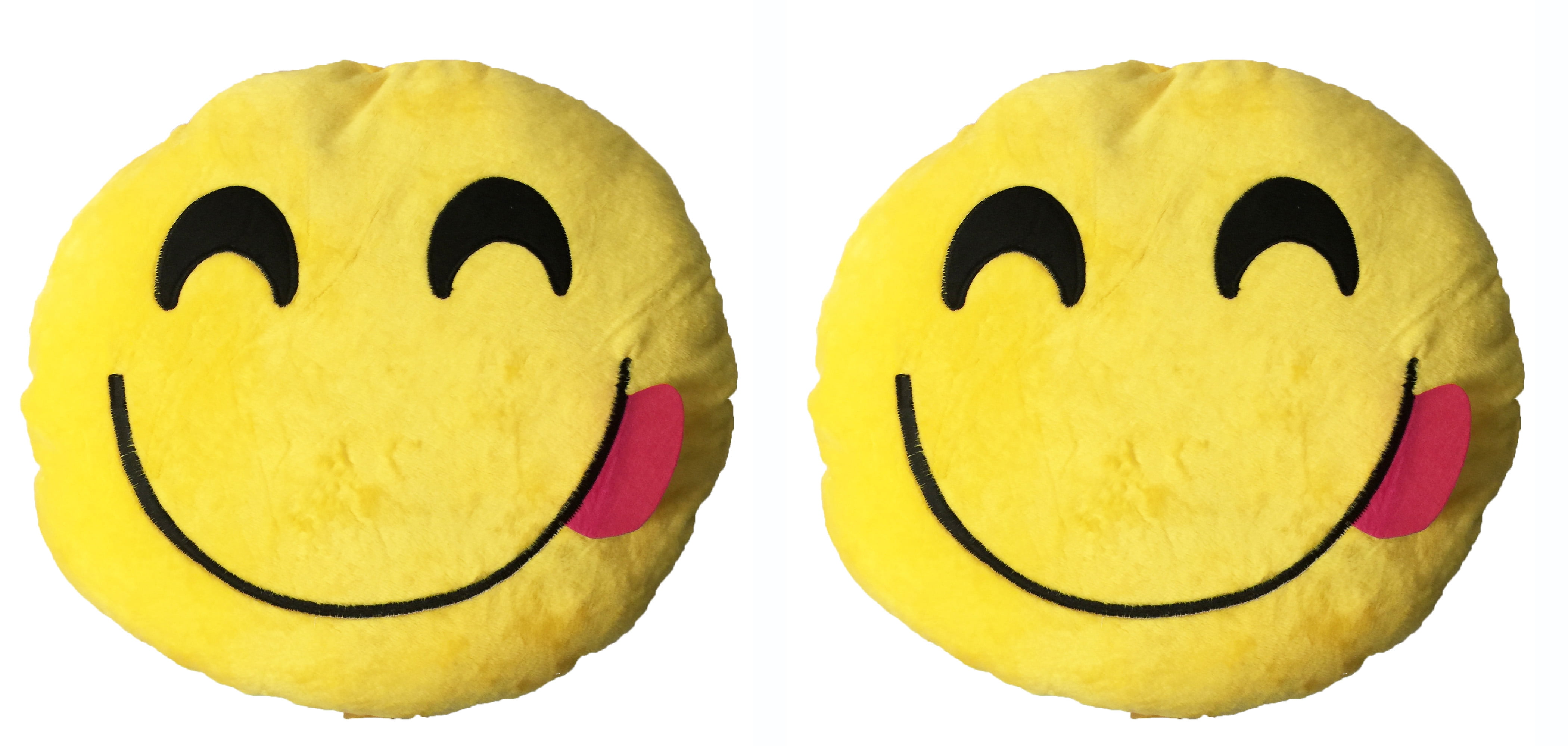 2 Pcs Pack 14086 Emoji Comfortable Cushion Lumbar Support Office 2-pcs-pack-14086-emoji-comfortable-cushion-lumbar-support-office