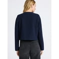 thumbnail image 3 of Free Assembly Women's Bow Front Cropped Jacket, Sizes XS-XXL, 3 of 5
