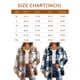 thumbnail image 5 of Shacket Trendy Queen para mujer, casual, a cuadros, con botones, gris, 5 of 5