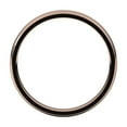 thumbnail image 2 of 14k Rose Gold Half Round 3mm Comfort-fit Lightweight Half Round Comfort-Fit Light Band Size 8 Ring for Women and Men, 2 of 2