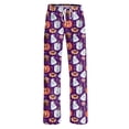 thumbnail image 5 of Fabrcox Halloween Womens Pajama Pants Ghost Pumpkin Candy Women Sleep Pants Fall Winter Festival Comfy Womens Lounge Pants Purple XXXL, 5 of 6