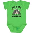 thumbnail image 3 of Inktastic Just a Girl Who Loves Adventure Girls Baby Bodysuit, 3 of 5