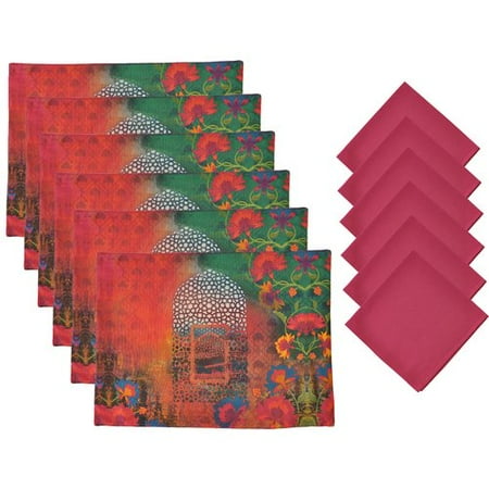Linden 12 Piece - Aspire Linens 12 Piece Placemat Set