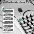 thumbnail image 3 of ATTACK SHARK X82PRO HE Magnetic Keyboard With C01Ultra RGB Light Coiled Cable, 75% Wireless Rapid Trigger Keyboard Supporting 8KHz Connectivity with 0.01mm Precision &Adjustable Actuation Points, 3 of 9