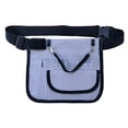 thumbnail image 3 of Bolsa para enfermeras Fernando riñonera con múltiples compartimentos de poliéster ajustable Gris claro, 3 of 8