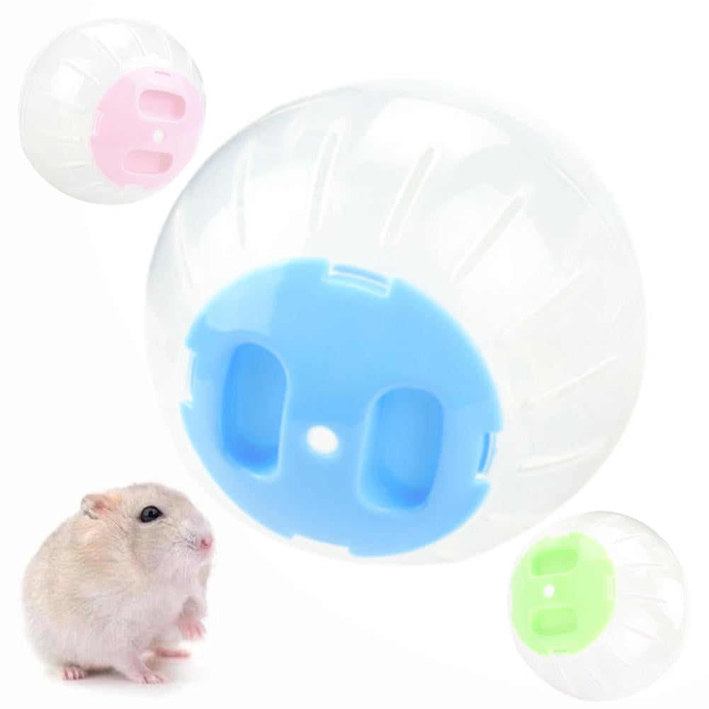 HAVELOR Hamster Exercise Ball, 3.9 Inch with Colorful Cover, Safe Playtime for Small Pets, Indoor Fun for Hamsters and Gerbils(pink,1pcs)