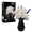 White, variant on Today Store Black Rose Flower Bricks Set with Vase – 3D Decorative Building Bouquet for Desktop Display.