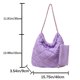 thumbnail image 4 of Bolso bandolera para mujer Bolso de mano informal de moda para viajes de oficina (púrpura), 4 of 8