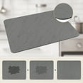 thumbnail image 5 of Unique Bargains Diatomaceous Stone Dish Drying Mat Dish Drying Mats Black 19.7*15.7 inch, 5 of 7