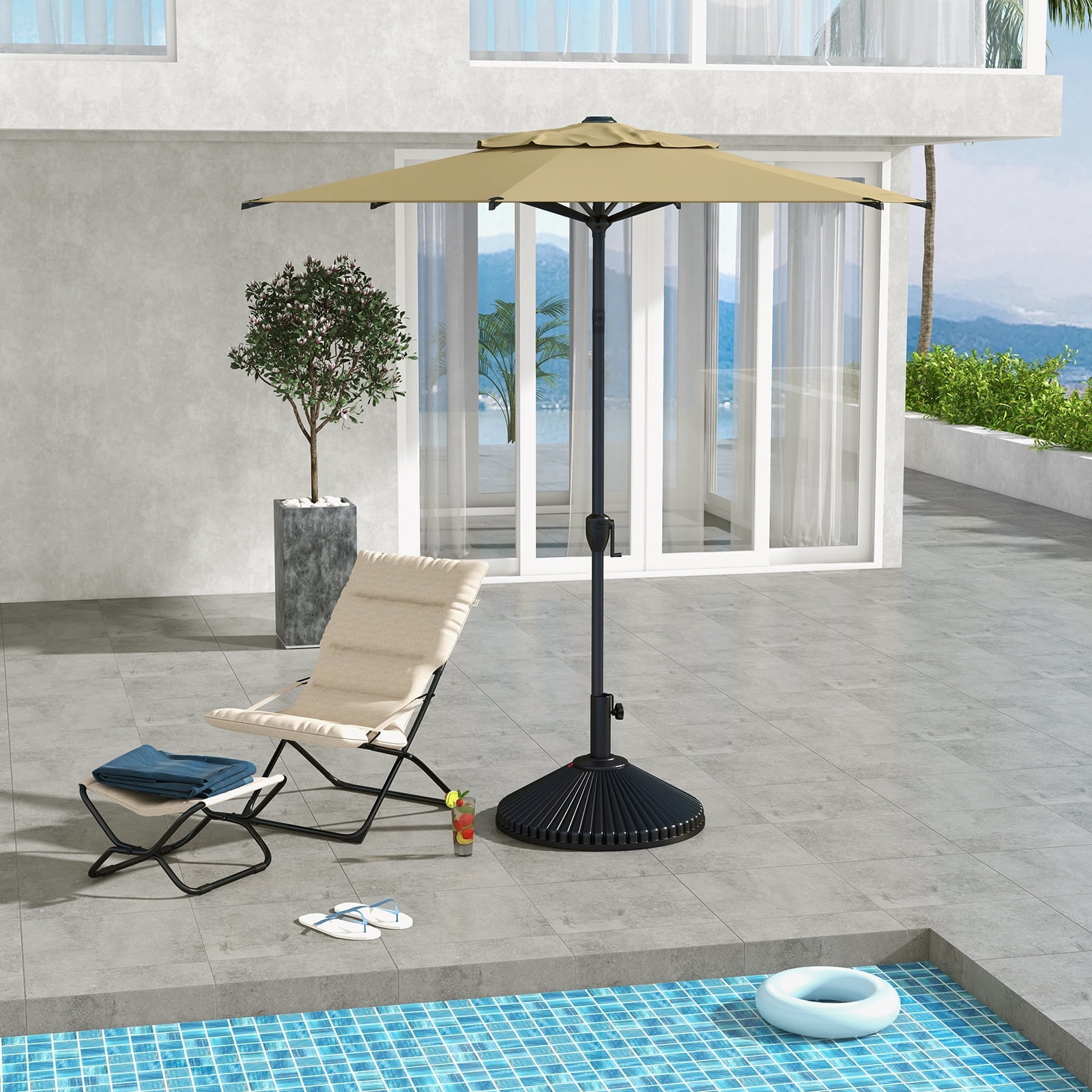 7 ft beach patio umbrella Amazon.com: 7ft/9ft Outdoor Patio Umbrella with Stripe, UV Protection  Waterproof Outdoor Table Parasol for Pool, Garden(Red-White,7ft/210cm) :  Patio, Lawn & Garden