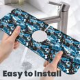 thumbnail image 6 of Vsdgher Football Time Kitchen Sink Splash Guard Faucet Mat -1 PC Super Absorbent Fast Drying Mat Sink Gadgets-Splash, Bathroom,Sink Mat,(15" X 5.5" ), 6 of 7
