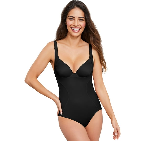 Maidenform Body Briefer Torsette Shapewear Wear YourOwn Bra waist back smoothing