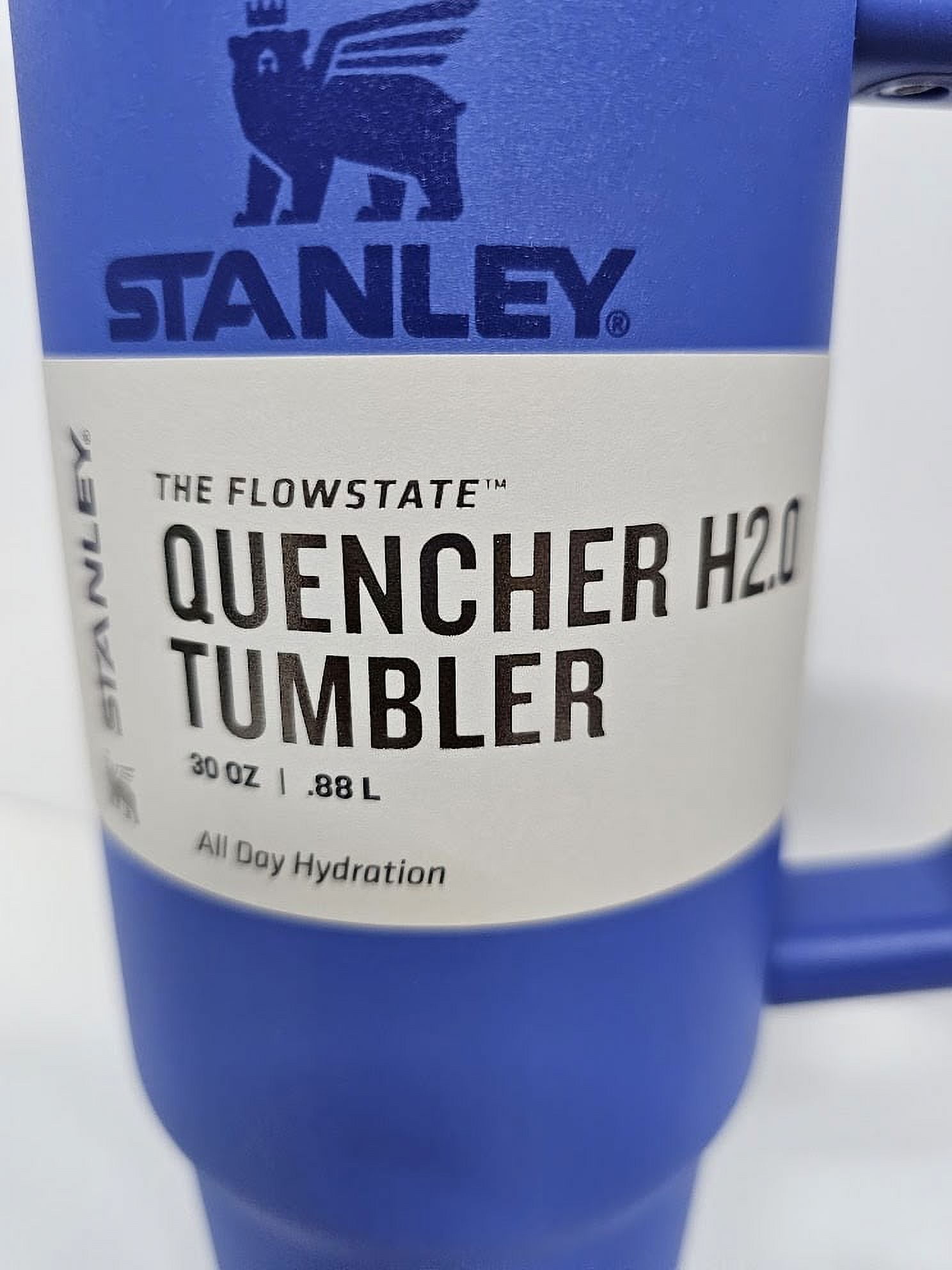 Stanley, Dining, Stanley 3 Oz Iris Bright Blue Quencher H20 Flowstate  Tumbler Nwt