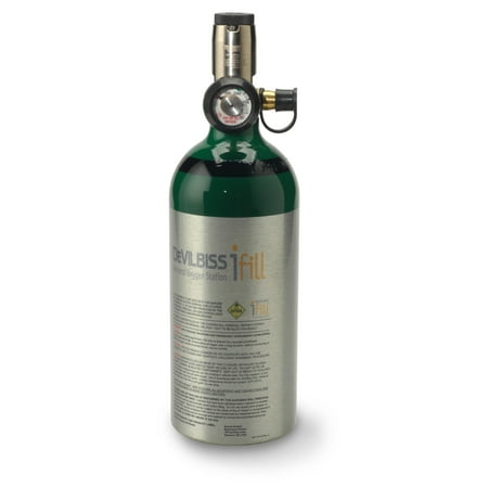 Drive Medical DeVilbiss iFill C Cylinders with Continuous Flow Oxygen Cylinder, 1 ea