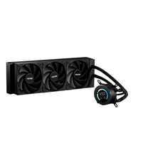 All in One CPU Liquid Cooler with 3×120mm PWM Fans, 2.1'' LCD Display, 4850RPM Pump, 71.69 CFM Airflow, Compatible with Intel 115X/1700/1200 & AMD AM5/AM4 Sockets for PC Water Cooling System