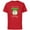 Red, variant on Star Wars Grogu Mandalorian Keeping It Cute on My Birthday - Short Sleeve Cotton T-Shirt for Adults - Customized-Athletic Heather
