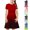 Red Girls Clothes, variant on kttectoa Casual A-Line Dress Teen Girls Tunic Dress Dresses Crewneck Cute Graphic Short Sleeve Dress for Girls Delightful Dresses for Party 4-14Y