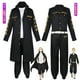 thumbnail image 3 of Disfraz de Anime Tokyo Revengers, Manjiro Sano, pantalones cortavientos negros, uniforme Draken, ropa de Carnaval de Halloween, 3 of 5