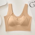 thumbnail image 7 of Sports Bras for Women Plus Size L-4X Lace Wireless Push Up Support Lifting Bralettes Casual Stretchy Pullover Back-Smoothing Underwear, 7 of 7