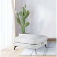 thumbnail image 2 of Clint Square Upholstered Storage Ottoman Aloe, 2 of 6