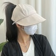 thumbnail image 6 of SikaFu Summer Large Eaves Empty -Top Cover Hats Female Outdoor Versatile Duck Tongue Cap, 6 of 9