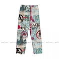 thumbnail image 6 of Grunge Newspaper With Word Punk And Anarchy Mens Woman Pajamas Pyjamas Pants Lounge Pants Sleep Bottoms, 6 of 7