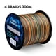 thumbnail image 2 of PROBEROS 300m 4 Strand PE Braided Fishing Line High Strength Main Line - Camouflage Green 8.0 80LB, 2 of 3
