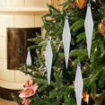 thumbnail image 7 of LGHDIWN 6 Pcs Christmas Finial Ornaments Shatterproof Plastic Finial Ball Drop Ornaments, Christmas Tree Hanging Decorations for Holiday, Vintage Drop Finial Pendant, 7 of 7