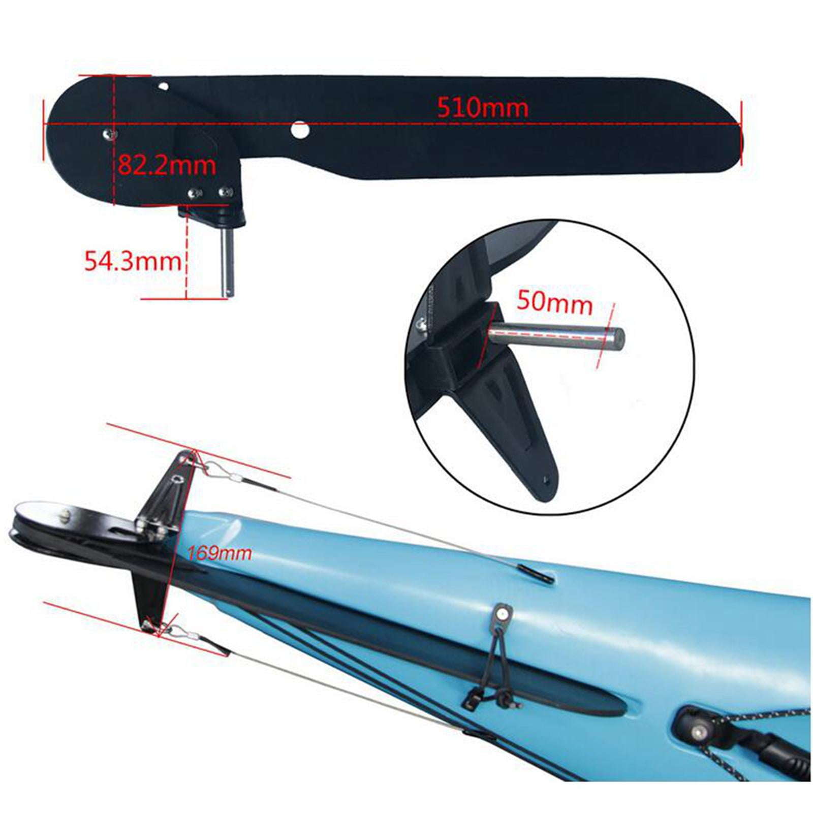 Kayak Boat Rudder Foot Control Adjustable Steering System Kayak Rudder Fixation Tackle for Canoe Watercraft Replacement Accessroy Parts
