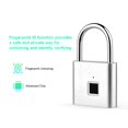 thumbnail image 5 of NFTIGB Smart Biometric Padlock, Keyless Fingerprint Lock with 20 Users Capacity, IP56 Waterproof Anti-Theft Security for Luggage and Cabinets (2.99 x 1.81 inches / 76 x 46 mm), Silver, 5 of 6