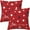 Red Star, variant on 4th of July Pillow Covers 16x16 Set of 2, Memorial Day Patriotic Throw Pillows Holiday American Flag Rustic Blue Red Stars Decorative Pillowcase Cushion Cover for Independence Day Home Outdoor Decor