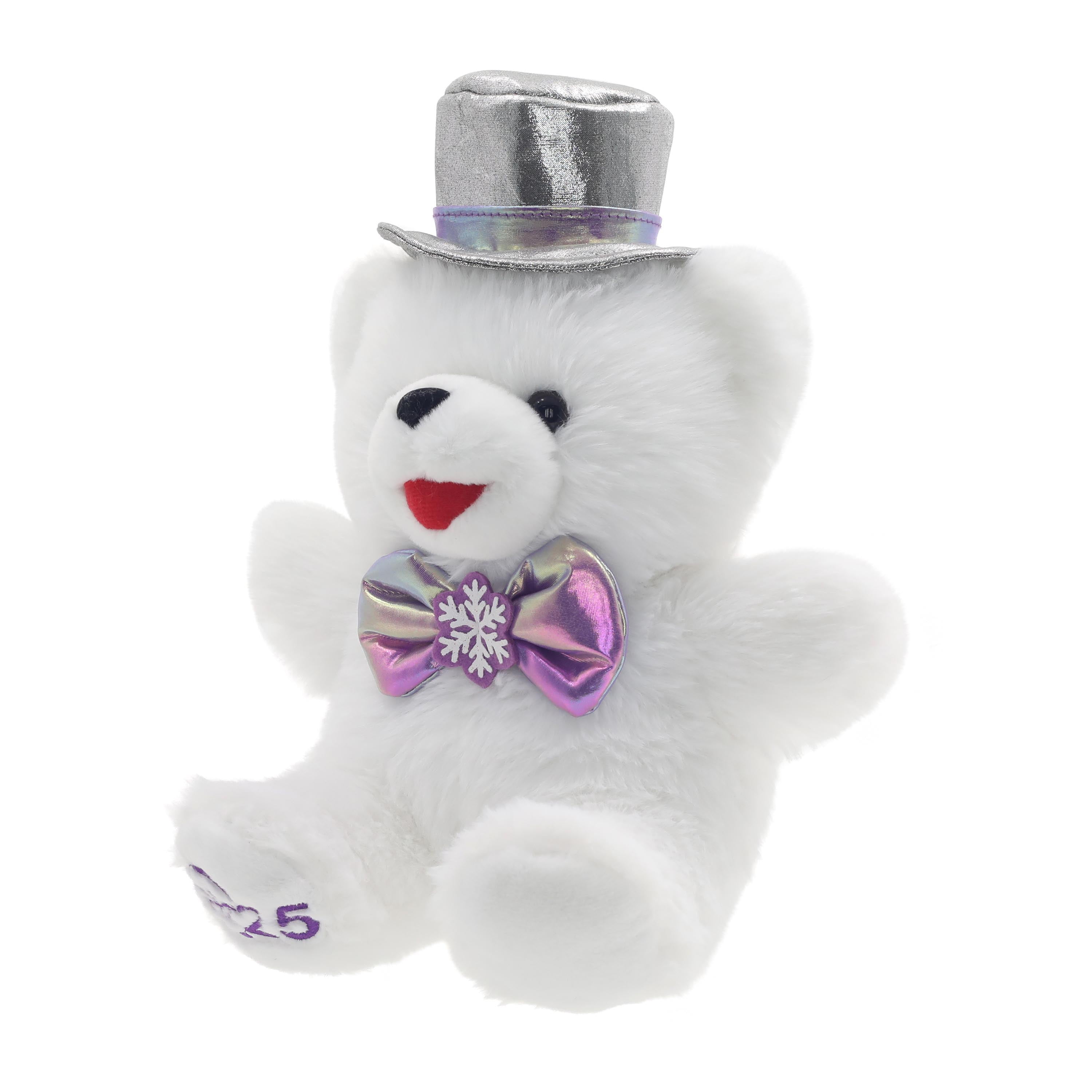 MEDIUM SNOWFLAKE TEDDY PURPLE BOY
