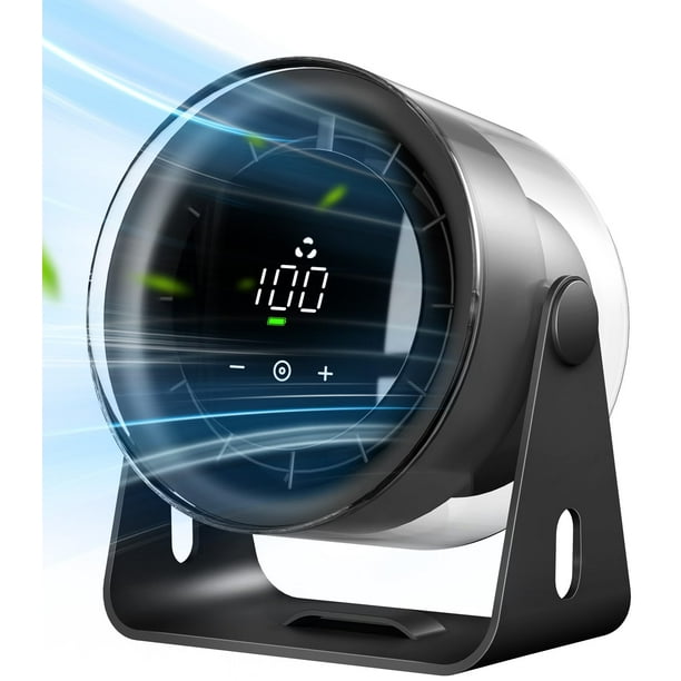Ventilador de escritorio EasyAcc Small Turbo de 6000 mAh, 24 horas y 4,8 m/s, flujo de aire