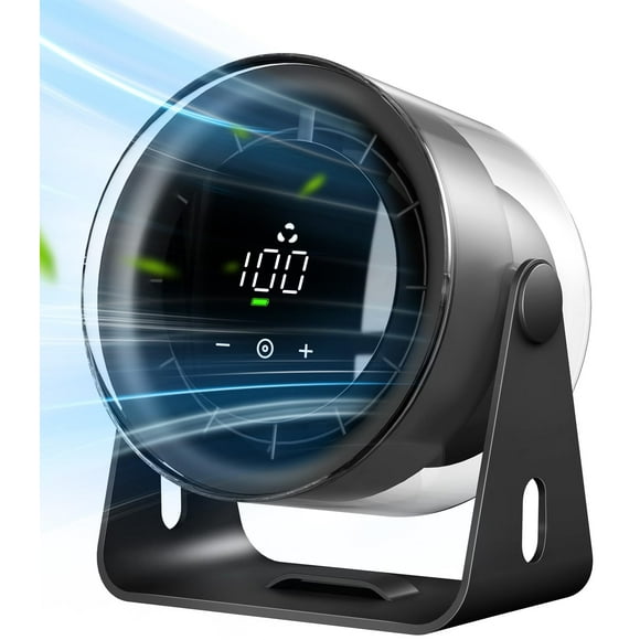 Ventilador de escritorio EasyAcc Small Turbo de 6000 mAh, 24 horas y 4,8 m/s, flujo de aire