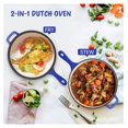 thumbnail image 4 of Enamel Cast Iron Soup Pot with Handle, Suitable for Ceramic, Gas, Induction Cooker or Barbecue Grill, 4 of 9