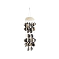 thumbnail image 6 of DecMode 17" Black Wood Jellyfish Inspired Geometric Windchime, 6 of 7