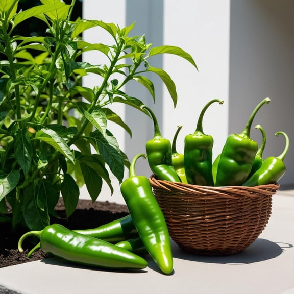Sow Me Seeds Anaheim Chili Peppers – 3 Pack, Heirloom Non-GMO Garden Seeds for Planting (500mg Each, Approx. 183 Seeds)
