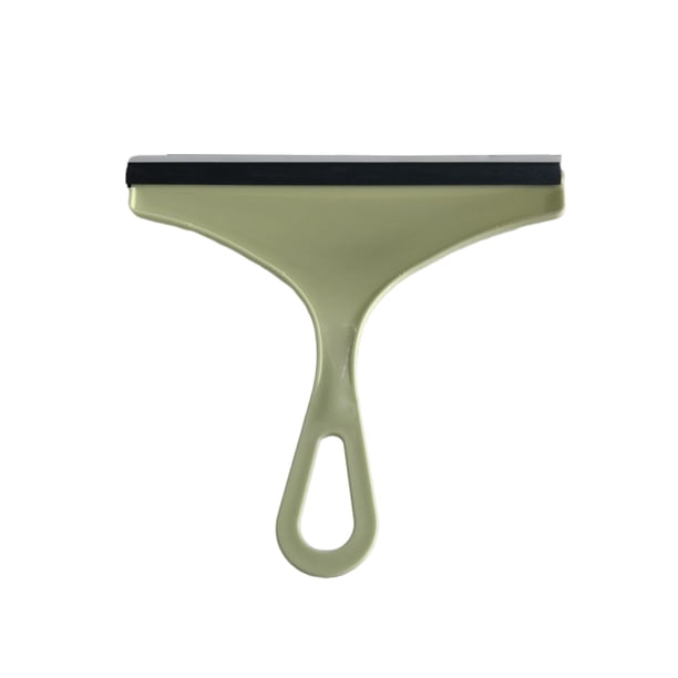 Bewildely Cepillo de limpieza, limpiaparabrisas, herramienta de limpieza, goma práctica, sin arañazos, accesorios para el hogar, fregador de Suministros de limpieza para el hogar Verde