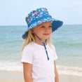 thumbnail image 5 of Xfvqtps Kids Summer Sun Hat Boys Girls Bucket Hat Adjustable Strap Wide Brim Beach Breathable Sun Protection Hat, 5 of 9